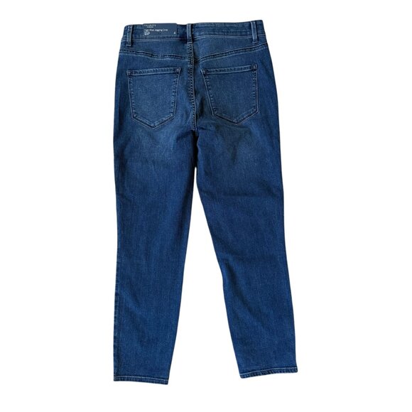 Talbots flawless high rise skinny leg crop medium wash jegging jeans size 4 - Picture 2 of 10